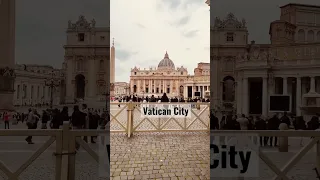 Watch till the end 🤩 | St peter basilica Vatican city #youtubeshorts #europe #travel #rome #travel