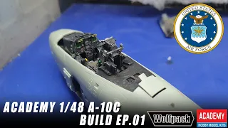 1/48 ACADEMY A-10C build Episode.01