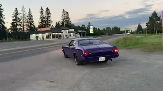 1974 Dodge Dart Sport 318 V8 leaves car show