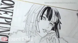 Yusuke Murata Inking Fubuki - Time Lapse