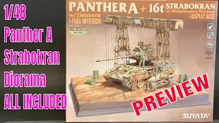 Suyata 1/48 Panther A zimmerite full interior diorama Set  Preview (Super value kit )