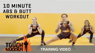 Butt and Abs Workout: Fat Burning Exercises for ALL Levels - Ep. 9 | Tough Mudder