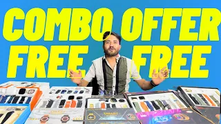 Free 1+1 smart watch best Combo special offers | AirPods ✅ | 14 straps combo #ultrawatch