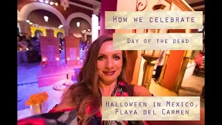 Day of the Dead in Mexico, Xcaret park, Playa del Carmen. Dia de los Muertos Xcaret. Halloween 2018