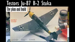 Building the 1:72 Testors Ju 87 B 2 Stuka
