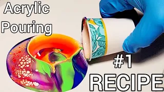 NEW! Use These 2 Products For ALL Acrylic Pouring Techniques! FANTASTIC Results.