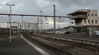 Départ en retraite d'un chimont en gare de Caen (Novembre 2013)