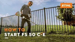 How to Start: FS 50 C-E | STIHL Tutorial