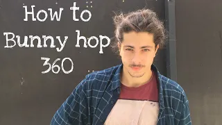 How to 360 bunny hop on a BMX как сделать банни хоп 360