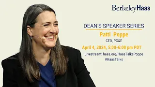 Dean's Speaker Series | Patti Poppe, CEO, PG&E