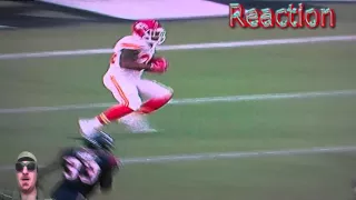 KNILE DAVIS KICKOFF RETURN FOR TOUCHDOWN 106 Yard - CHIEFS VS TEXANS Reaction