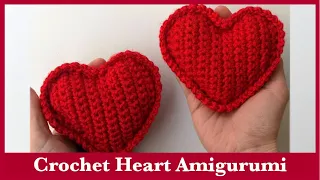 Crochet Heart Amigurumi || How to Crochet a Heart for Valentine's Day