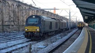 Strike and CHAOS at FROSTY Carlisle! Tescoliner STRUGGLES to restart after crew change! 14 15 Dec 22