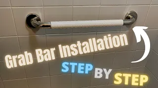 DIY Grab Bar Installation without STUDS | HOW TO 2021