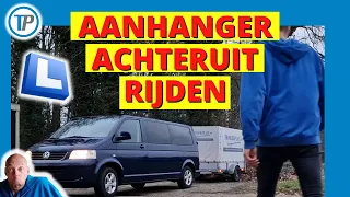 AANHANGER ACHTERUIT RIJDEN, AANHANGER ACHTERUIT INPARKEREN, AANHANGER ACHTERUIT RIJDEN TIPS, TRUCJE