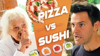 PIZZA VS SUSHI - BATTAGLIA EPICA🍕🍣 - iPantellas