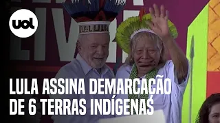 Lula assina processo de demarcação de seis terras indígenas após 5 anos sem demarcações