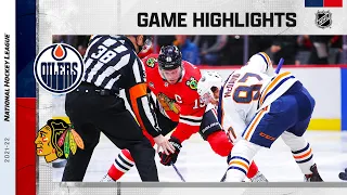 Oilers @ Blackhawks 3/3 | NHL Highlights 2022