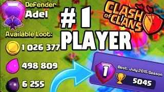 Clash of Clans - #1 PLAYER ATTACKED! "WORLD RECORD HOLDER RAIDED" Legends League's Finest Destroyed