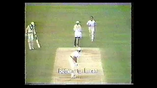 ENGLAND v PAKISTAN 3rd TEST MATCH DAY 3 HEADINGLEY AUGUST 28 1982