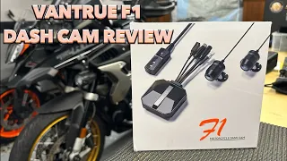 Initial review of the new motorcycle dash camera from Vantrue, the Falcon F1. Is it any good?🤔