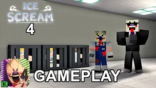 ICE SCREAM 4 GAMEPLAY IN MINECRAFT 2024