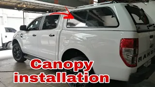 62 Thousands pesos Canopy installation Ford Ranger