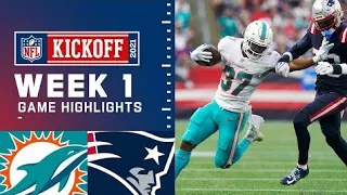 New England Patriots vs Miami dolphins week 1 full game highlights