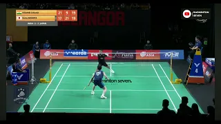 AMAZING COMEBACK Kento Momota (JPN) vs Kidambi Srikanth (IND) Badminton Asia Team Championships 2024