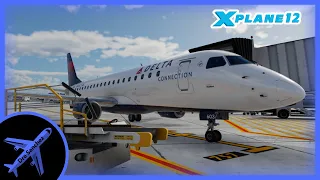 Service to Spokane🔷X-Crafts ERJ 175🔷X-Plane 12🔷#vatsim #jet #aviation #e175  #skywest