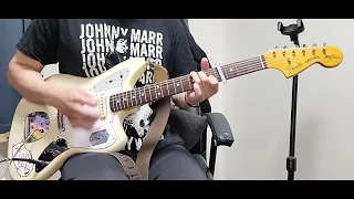 Playing Bigmouth Strikes Again by The Smiths With Fender Johnny Marr Jaguar