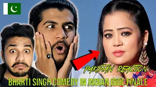 Bharti Singh Comedy in Indian Idol Finale | Pakistan Reaction