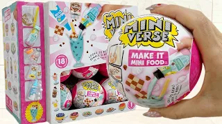 MINIVERSE MAKE IT MINI FOOD DINNER SERIES 1 | BETTER THAN MINI BRANDS!!! by MGA