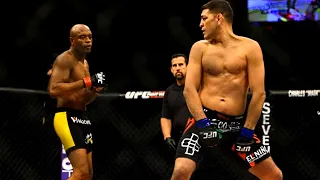 CRAZiEST FiGHT - Nick Diaz VS Anderson Silva (HiGHLiGHTS)