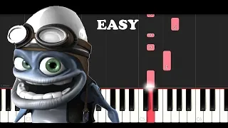 Crazy Frog - Axel F (SLOW EASY PIANO TUTORIAL)