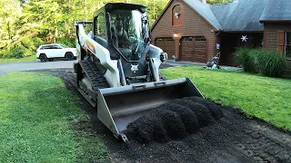 Cutting in an Asphalt Milling Path & Car Port