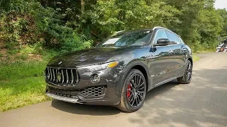 2018 Maserati Levante S GranLusso Review - Start Up, Walk Around, and Test Drive