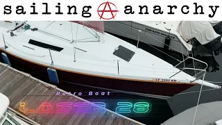 Sailboat Tour Laser 28 - E28 #retroboat - With #sailinganarchy Scot Tempesta