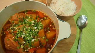 Корейская кухня: Так До Ри Тханг (닭도리탕) или острый суп из курицы