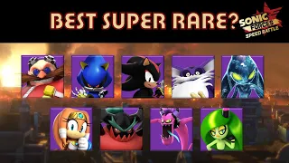 Sonic Forces Speed Battle - Ranking the Super Rare Characters