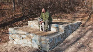 I am building a house alone with my dog in the forest. Part 1