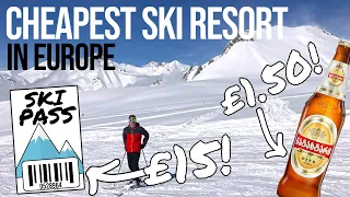 Cheapest Ski Resort In Europe!