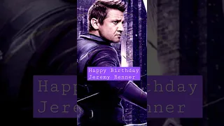 🏹Happy Birthday Jeremy Renner🏹 #jeremyrenneredit