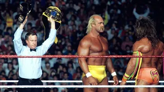 wwf Wrestlemania 6 : the ultimate warrior vs Hulk Hogan