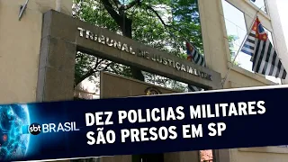 SP: 10 policiais militares são presos suspeitos de extorquir traficantes | SBT Brasil (09/09/20)