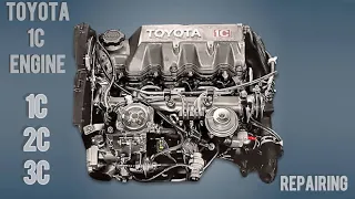 Toyota 1c Engine Repairing 4k video |Diesel 1c 2c 3c Engine |