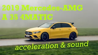 2019 Mercedes-AMG A 35 4MATIC - acceleration & sound | autofilou