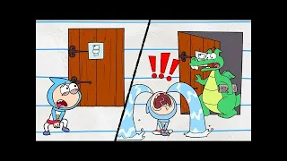 Bathroom Drama | Boy & Dragon | Cartoons for Kids | WildBrain Toons