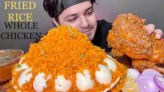 SPICY*WHOLE CHICKEN CURRY WITH FRIED RICE AND EGGS | EATING SHOW | MUKBANG | EATING CHALLENGE