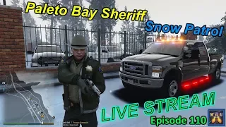 Paleto Bay Snow LIVE Patrol in a Ford F-350 Super Duty | GTA 5 LSPDFR Live Stream 110